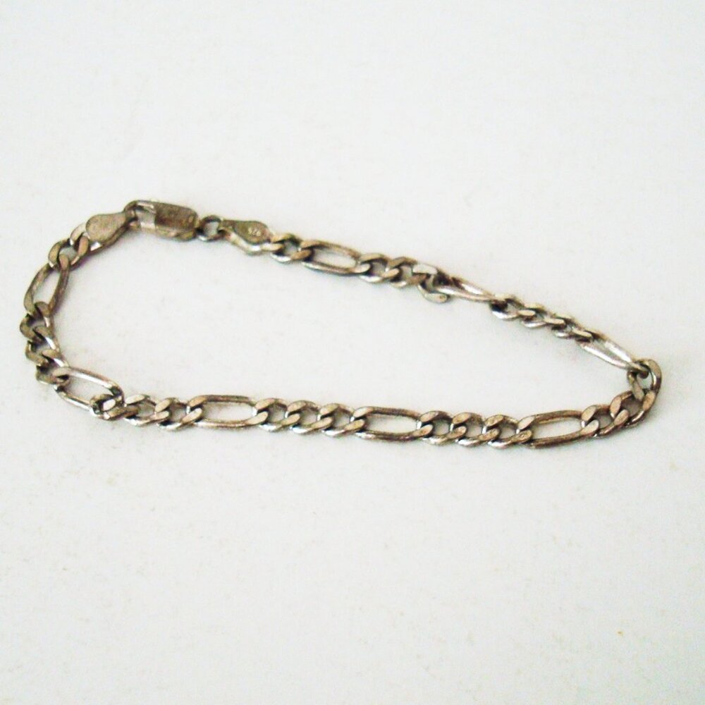 VGUC 925 Silver Bracelet Marked MJI Italy Pre-loved